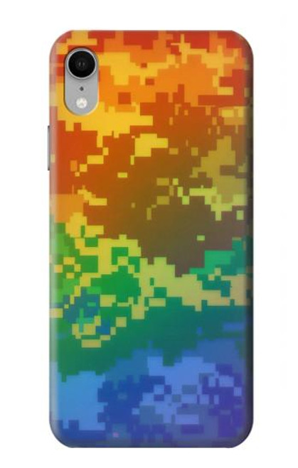 S4047 LGBTQ Camouflage Case For iPhone XR