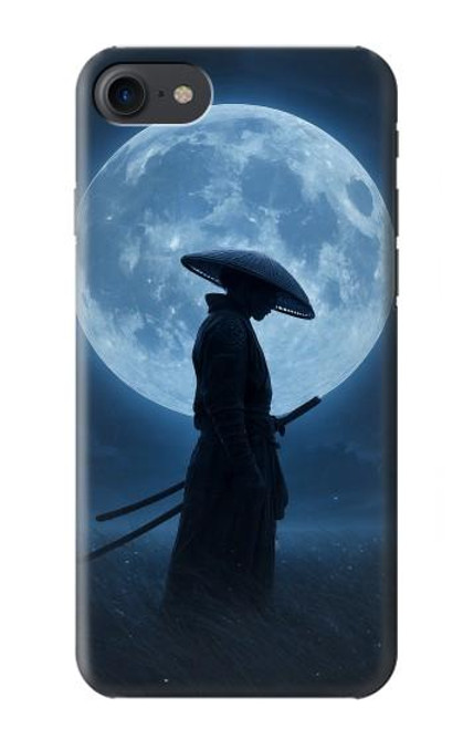 S4034 Samurai Moon Night Case For iPhone 7, iPhone 8, iPhone SE (2020) (2022)