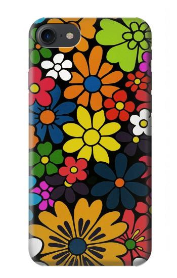 S4043 Colorful Flowers Cartoon Case For iPhone 7, iPhone 8, iPhone SE (2020) (2022)