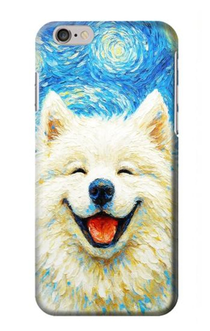 S4064 Smile Dog Van Gogh Starry Night Case For iPhone 6 6S