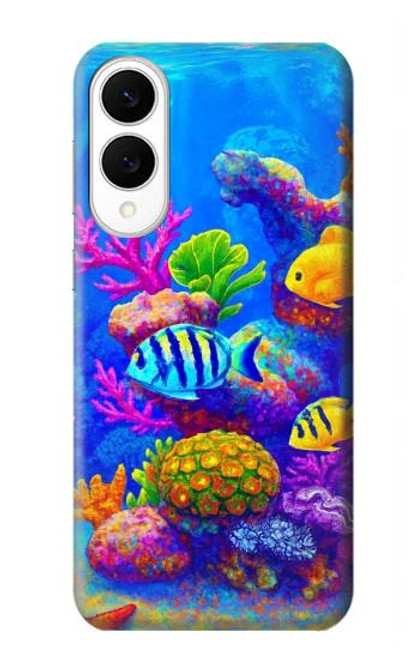 S4058 Colorful Aquarium Case For Samsung Galaxy S25 Edge