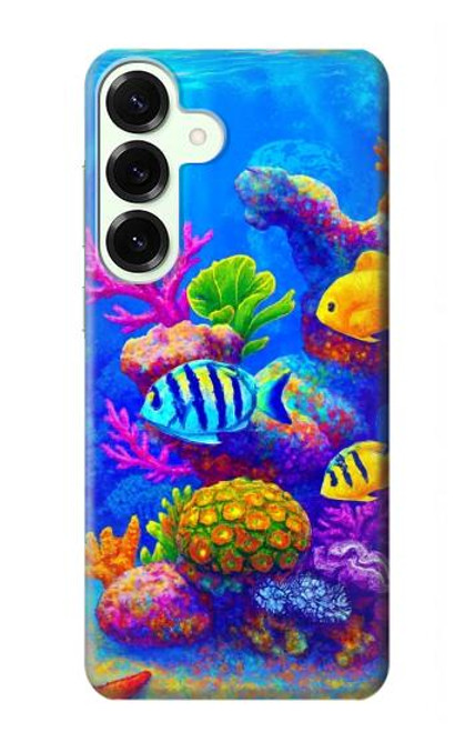 S4058 Colorful Aquarium Case For Samsung Galaxy S25 Plus