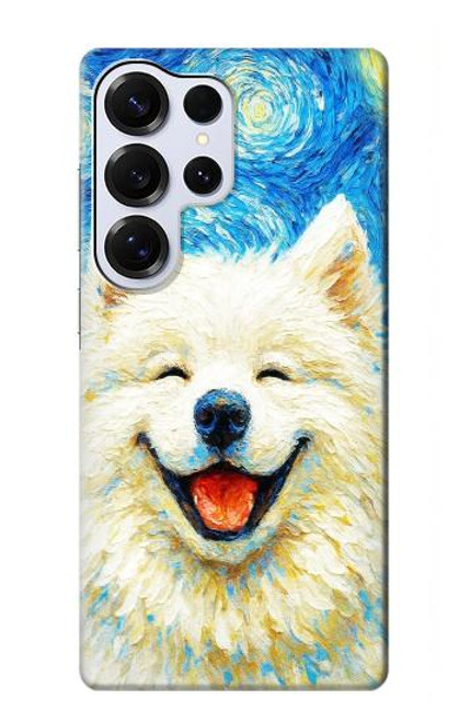 S4064 Smile Dog Van Gogh Starry Night Case For Samsung Galaxy S25 Ultra