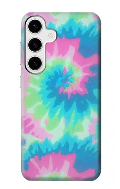 S4033 Pastel Color Tie Dye Case For Samsung Galaxy S24 Plus