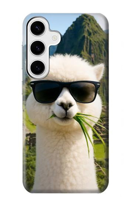 S4069 Alpaca Sunglasses Case For Samsung Galaxy S24 Plus