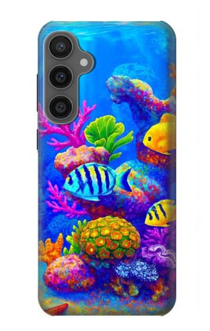 S4058 Colorful Aquarium Case For Samsung Galaxy S23 FE