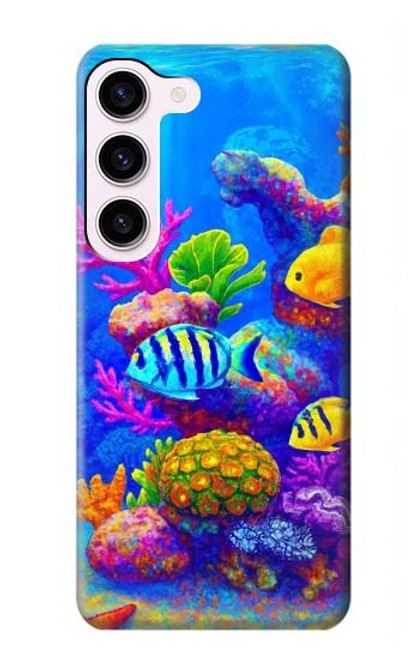 S4058 Colorful Aquarium Case For Samsung Galaxy S23
