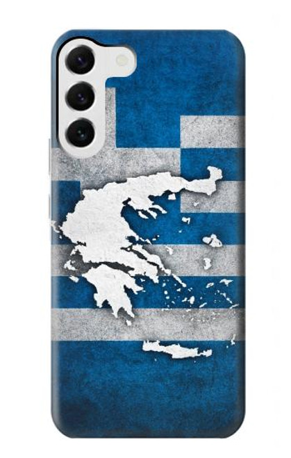 S4074 The Flag of Greece Case For Samsung Galaxy S23 Plus
