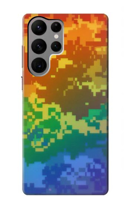 S4047 LGBTQ Camouflage Case For Samsung Galaxy S23 Ultra
