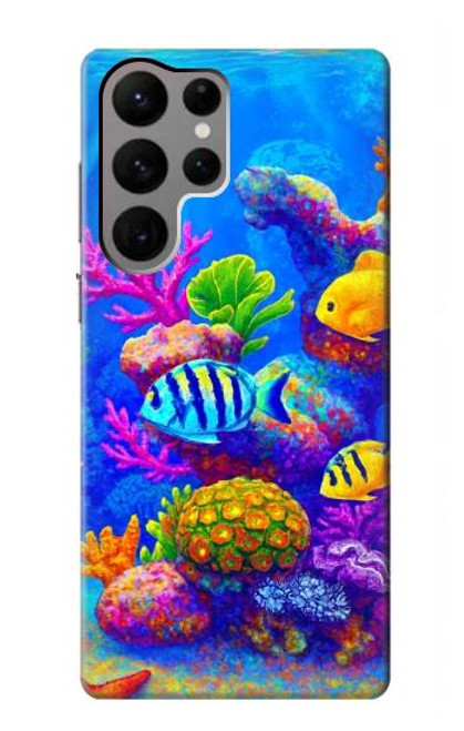 S4058 Colorful Aquarium Case For Samsung Galaxy S23 Ultra