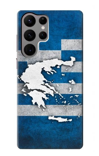 S4074 The Flag of Greece Case For Samsung Galaxy S23 Ultra