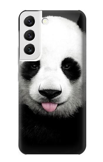 S4049 Cute Panda Stick Out Tongue Case For Samsung Galaxy S22