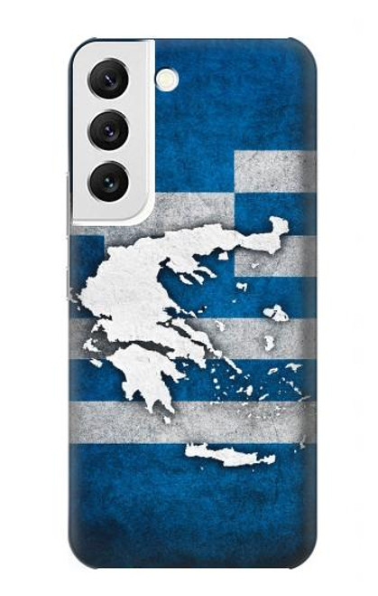 S4074 The Flag of Greece Case For Samsung Galaxy S22