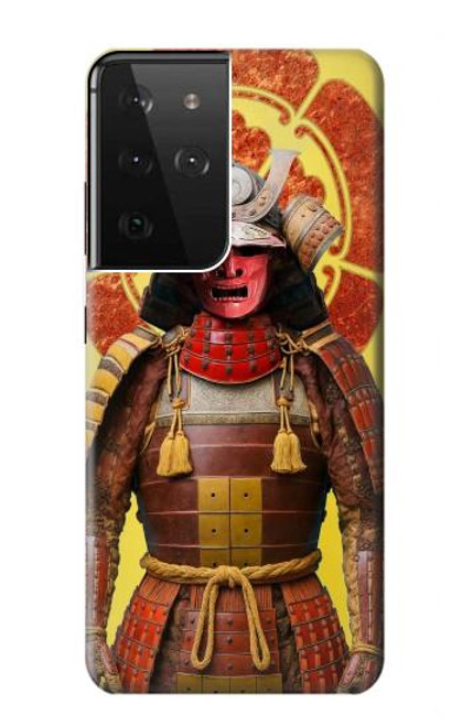 S4063 Japan Warrior Samurai Armor Case For Samsung Galaxy S21 Ultra 5G