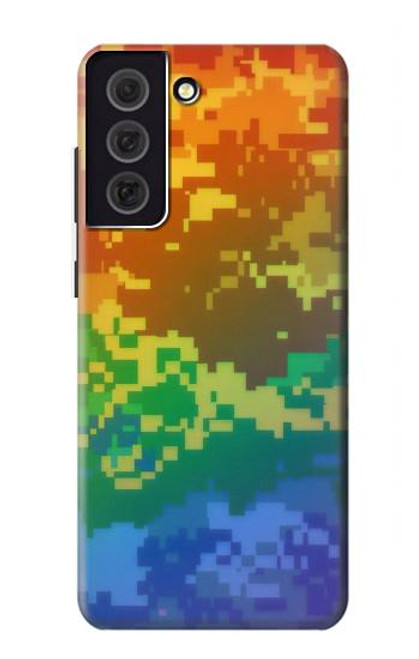 S4047 LGBTQ Camouflage Case For Samsung Galaxy S21 FE 5G