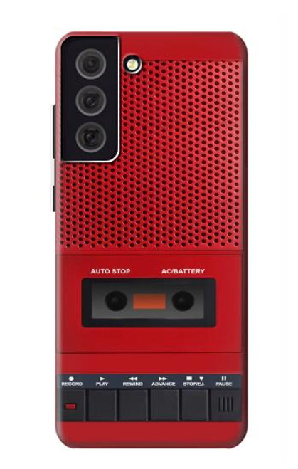 S4073 Vintage Red Cassette Player Graphic Case For Samsung Galaxy S21 FE 5G