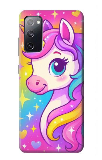 S4057 Cute Unicorn Cartoon Case For Samsung Galaxy S20 FE