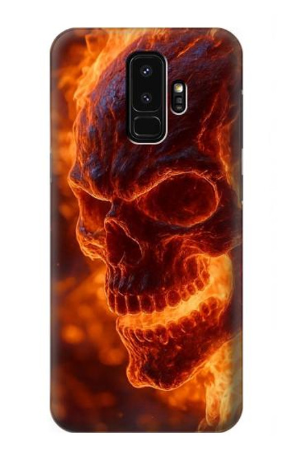 S4062 Fire Skull Case For Samsung Galaxy S9 Plus