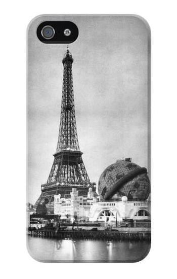S2350 Old Paris Eiffel Tower Case For iPhone 5 5S SE