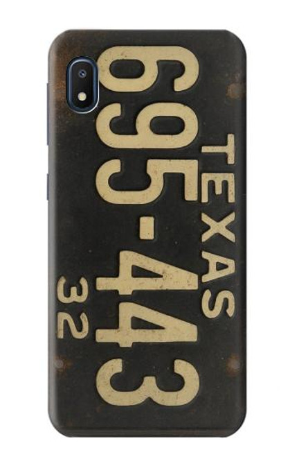 S4061 Vintage Texas Car License Plate Case For Samsung Galaxy A10e