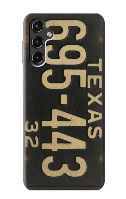 S4061 Vintage Texas Car License Plate Case For Samsung Galaxy A14 5G