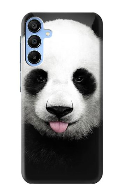 S4049 Cute Panda Stick Out Tongue Case For Samsung Galaxy A15 5G