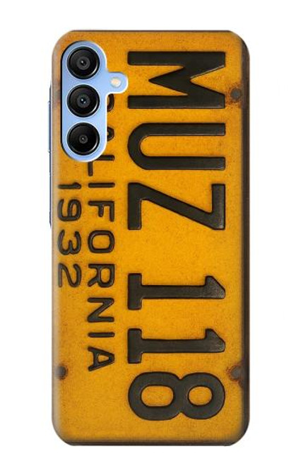 S4060 Vintage California Car License Plate Case For Samsung Galaxy A15 5G