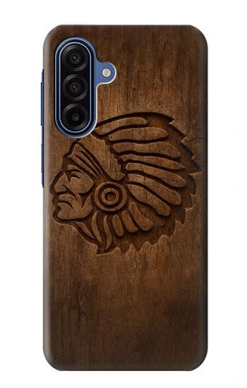 S4035 Native American Wood Carving Case For Samsung Galaxy A17, A18