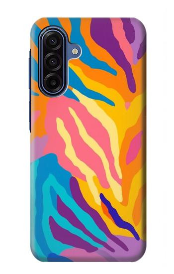 S4037 Colorful Zebra Pattern Case For Samsung Galaxy A17, A18