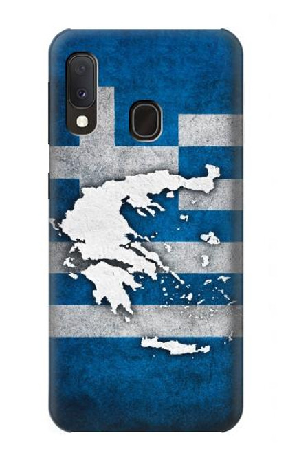 S4074 The Flag of Greece Case For Samsung Galaxy A20e