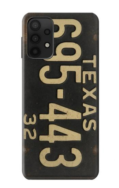 S4061 Vintage Texas Car License Plate Case For Samsung Galaxy A32 5G