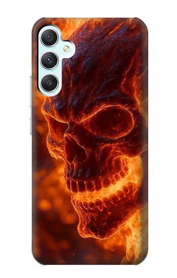 S4062 Fire Skull Case For Samsung Galaxy A34 5G