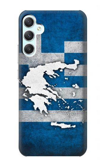 S4074 The Flag of Greece Case For Samsung Galaxy A34 5G