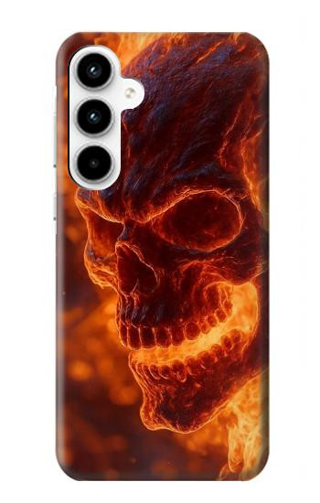 S4062 Fire Skull Case For Samsung Galaxy A35 5G