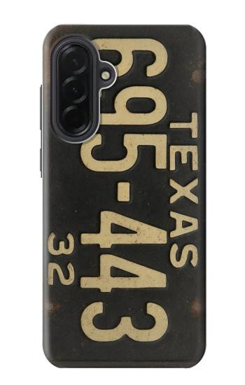 S4061 Vintage Texas Car License Plate Case For Samsung Galaxy A36