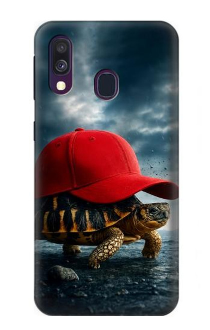S4056 Madagascar Turtle Red Cap Case For Samsung Galaxy A40