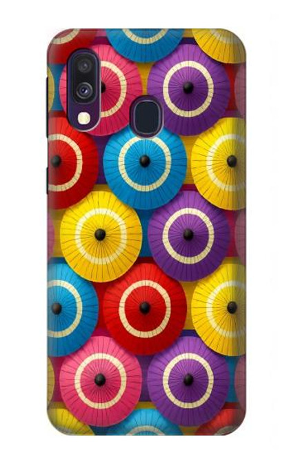 S4065 Snake Eye Umbrella Pattern Case For Samsung Galaxy A40