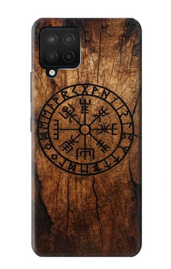 S4036 Viking Vegvisir Compass Wood Case For Samsung Galaxy A42 5G