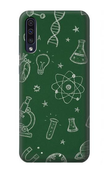 S4059 Science Chalkboard Graphic Case For Samsung Galaxy A50