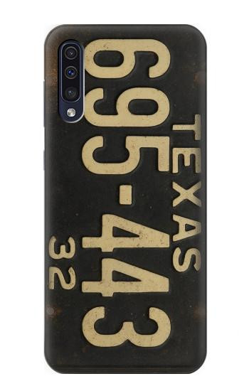 S4061 Vintage Texas Car License Plate Case For Samsung Galaxy A50