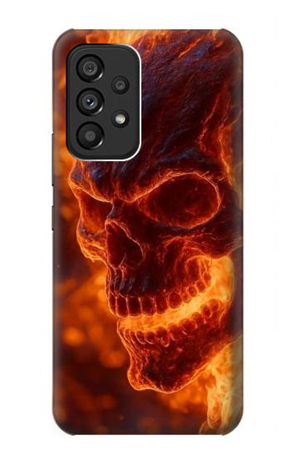 S4062 Fire Skull Case For Samsung Galaxy A53 5G
