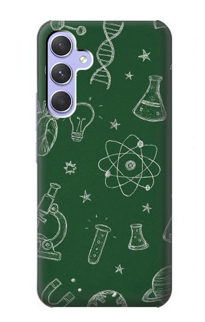 S4059 Science Chalkboard Graphic Case For Samsung Galaxy A54 5G