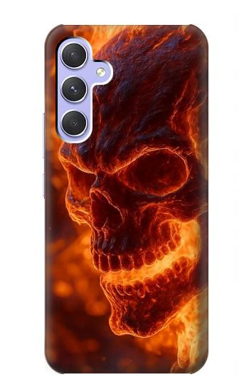 S4062 Fire Skull Case For Samsung Galaxy A54 5G