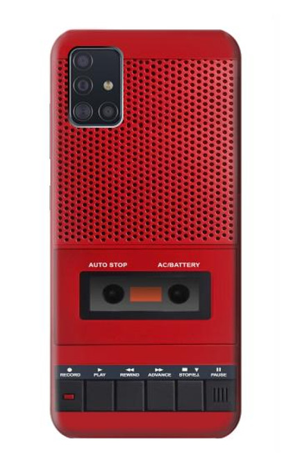 S4073 Vintage Red Cassette Player Graphic Case For Samsung Galaxy A51