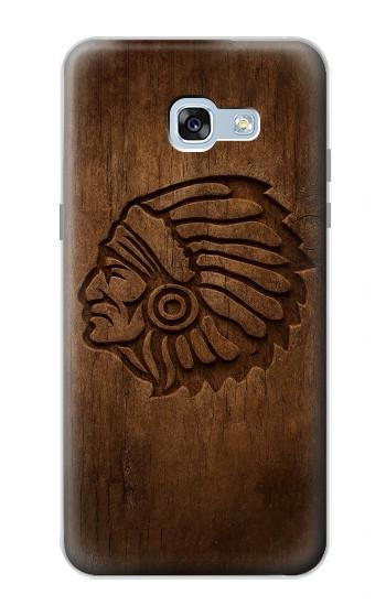S4035 Native American Wood Carving Case For Samsung Galaxy A5 (2017)