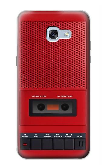 S4073 Vintage Red Cassette Player Graphic Case For Samsung Galaxy A5 (2017)
