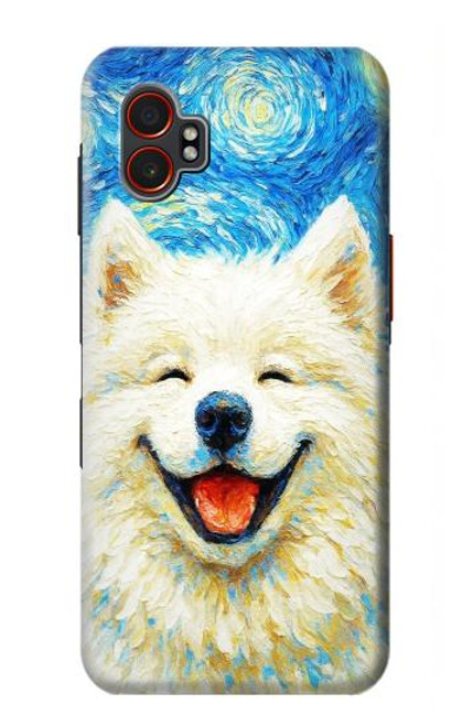 S4064 Smile Dog Van Gogh Starry Night Case For Samsung Galaxy XCover7 Pro