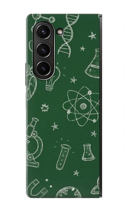 S4059 Science Chalkboard Graphic Case For Samsung Galaxy Z Fold 5