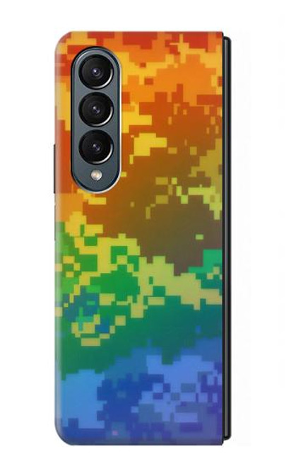 S4047 LGBTQ Camouflage Case For Samsung Galaxy Z Fold 4