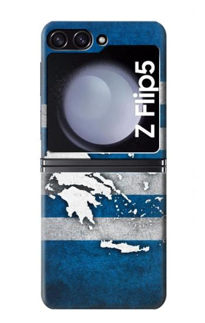 S4074 The Flag of Greece Case For Samsung Galaxy Z Flip 5